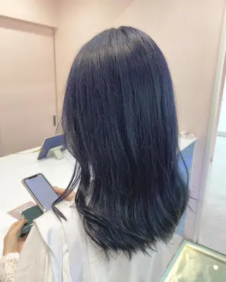セミロング カラー ヘアアレンジ 𓍯韓国style/ 髪質改善𓍯中村和希のヘアスタイル