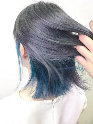 カラー 最高級エクステ /羽エクステ白石宇由のヘアスタイル
