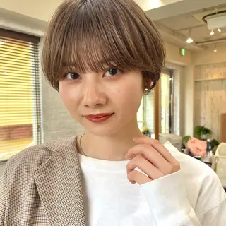 ショート カラー ✨👑お洒落ショート ❣️村上せいな✨のヘアスタイル