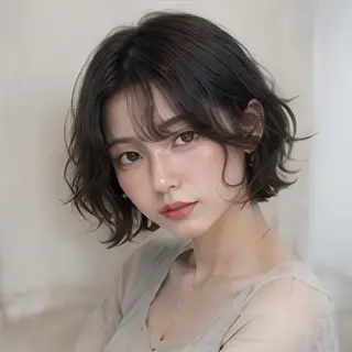 ショート 縮毛矯正/レイヤー/ 前髪カット/おばかんのヘアスタイル