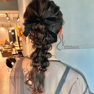 ヘアアレンジ charm《銀座》 ヘアセット/縮毛矯正のヘアスタイル