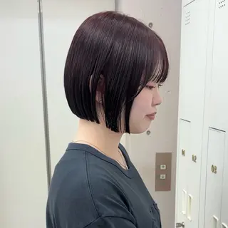 ショート きら🎀ボブ/ミディ アム/透明感カラーのヘアスタイル