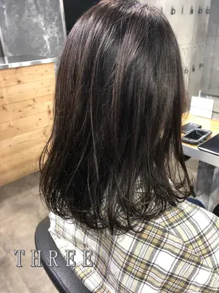 ミディアム カラー kenta GATTACAのヘアスタイル