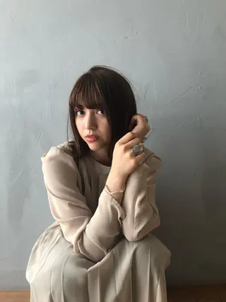 ミディアム カラー 白髪ぼかし/ショート /ミニボブだいじのヘアスタイル