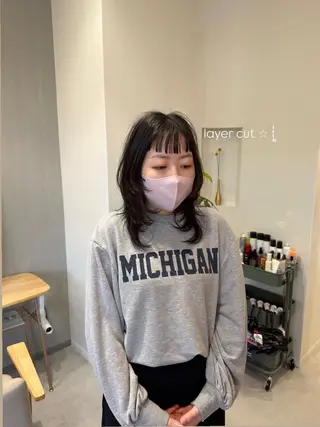 相良 真姫のヘアスタイル