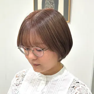 ショート 透明感イルミナカラー /寒色/MOMOKAのヘアスタイル