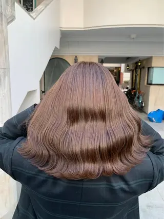 セミロング 韓国系レイヤー特化 hiroのヘアスタイル
