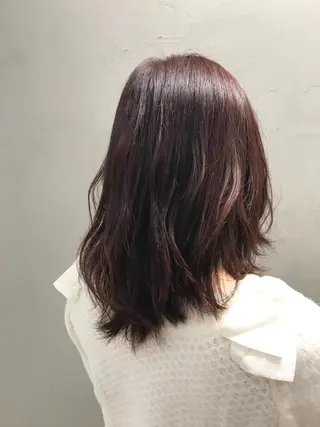 セミロング カラー 新宿御苑前/ボブ 髪質改善Ryuseiのヘアスタイル