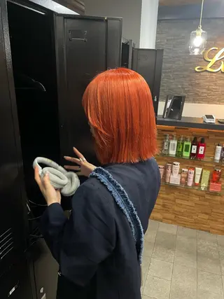 ショート RIEブリーチ& エクステ特化型のヘアスタイル