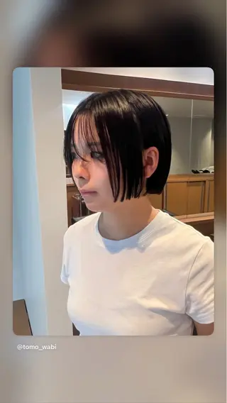 ショート 縮毛矯正/美髪 タカハシ　トモヒロのヘアスタイル