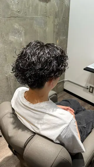 ショート パーマ メンズ メンズ専門 Ryukiのヘアスタイル