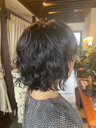 ミディアム パーマ 🌙パーマ 照井🌙のヘアスタイル