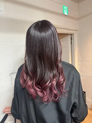 ロング カラー 🩵似合わせカット SEIRA🩵のヘアスタイル