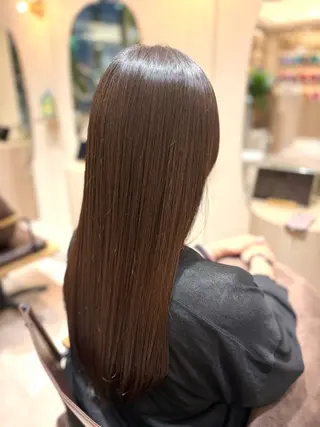 ロング カラー 菅原 渚のヘアスタイル