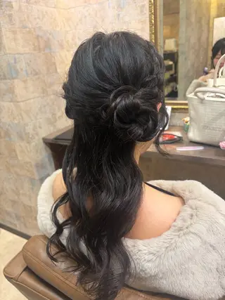 ロング 前田 みのりのヘアスタイル