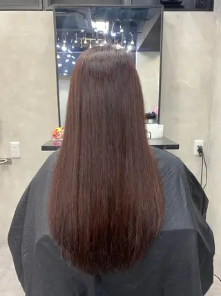 ロング カラー ヘアアレンジ FAAM Tsuneのヘアスタイル