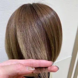 ショート カラー 縮毛矯正/ショート 長岡/姉崎宏実🌿のヘアスタイル