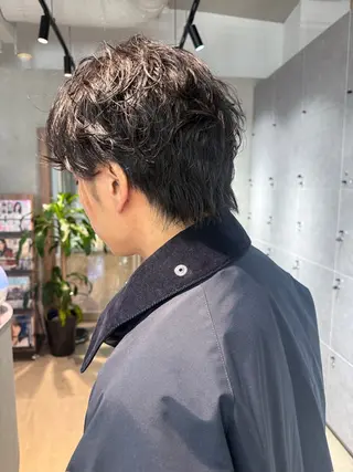 パーマ メンズ 🤍透明感カラー🤍 三浦瑠璃のヘアスタイル