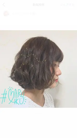 ショート カラー ヘアアレンジ enurk店 🍋 M I K U *のその他イメージ