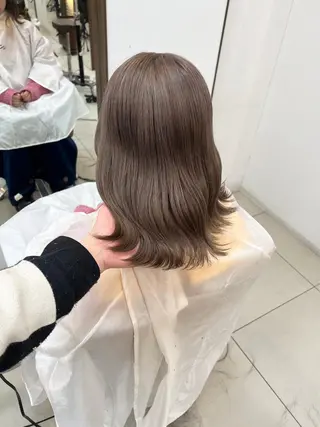 セミロング 池田 菜摘のヘアスタイル