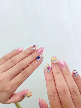ネイル 【岐阜🦋】 キラキラネイル✨あゆのネイルデザイン