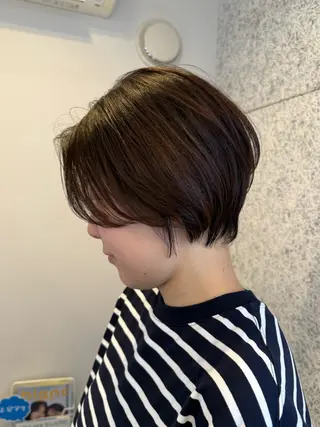ショート カラー カノエ松江学園店 /佐々木サリナのヘアスタイル