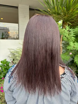 セミロング カラー 近藤 風華のヘアスタイル