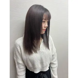 セミロング 石本 静紅のヘアスタイル