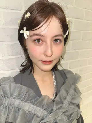 ミディアム カラー トレンドヘア🌿 chinariのヘアスタイル