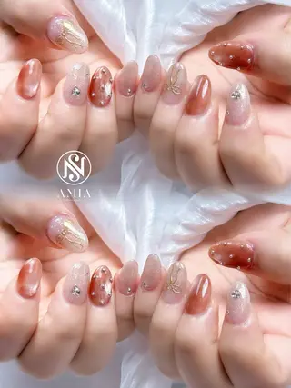 セミロング 🌟AMIA BEAUTY🌟のネイルデザイン