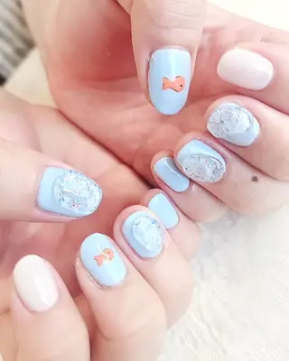 ネイル 手描きアート&推し活 🌟Wisteriaのネイルデザイン