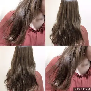 ロング カラー 海外風レイヤーカット 👑店長 平松 由のヘアスタイル