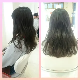 ロング キンジョウ エナミのヘアスタイル