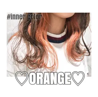 ミディアム カラー パーマ キッズ ネイル 当日予約⭕️ Rene’のヘアスタイル