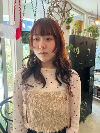 ロング カラー 柴田 さくらのヘアスタイル
