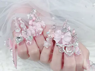 ネイル MoMoA Nail ネイル長さ出し専門店のネイルデザイン