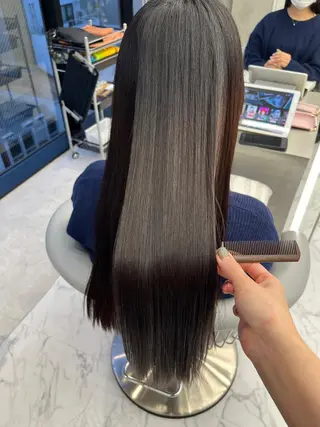 ロング ✨縮毛矯正✨レイヤー ホウダカズヒロのヘアスタイル
