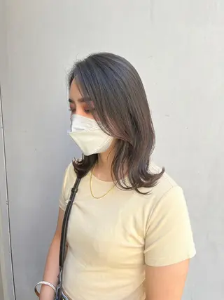 ミディアム ヘアアレンジ 韓国好き🇰🇷 美容師MIKUのヘアスタイル