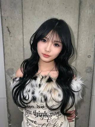 ロング Mimi♡/透明感 /ワンホンレイヤーのヘアスタイル