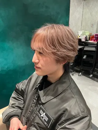 カラー レイヤー/ショート/ 長岡　昂志のヘアスタイル