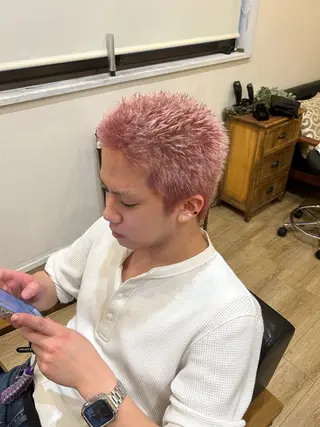 カラー 水戸/透明感カラー✨ 長谷川凌久のヘアスタイル