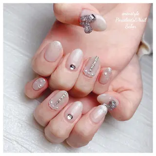 ミディアム ネイル 🐾enen style 🐾のネイルデザイン