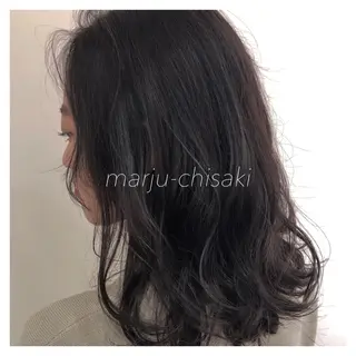 レイヤーカット/ ハイライト　千咲季のヘアスタイル