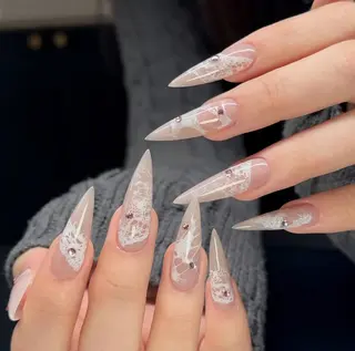 ネイル By moonネイル 🌷ワンホン/韓国風のネイルデザイン