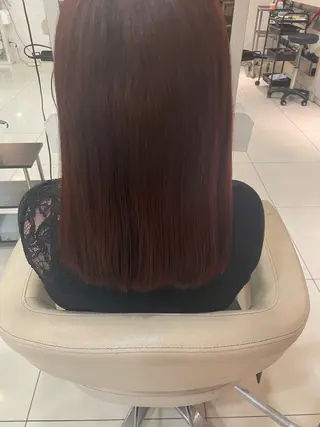 セミロング カラー 石垣 颯士のヘアスタイル