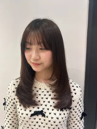ロング re view 日和のヘアスタイル