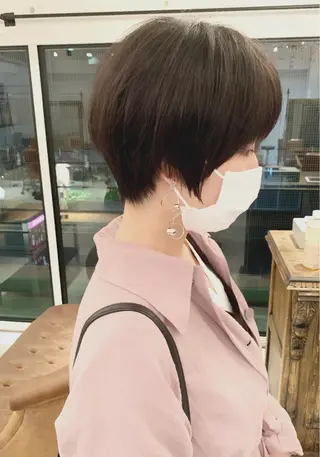 ショート カラー 大人女性ショート専門 tomodaのヘアスタイル