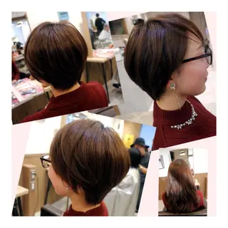 ショート 土屋 ゆうこのヘアスタイル