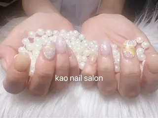 ネイル kao nail マグネット/長さだしのネイルデザイン