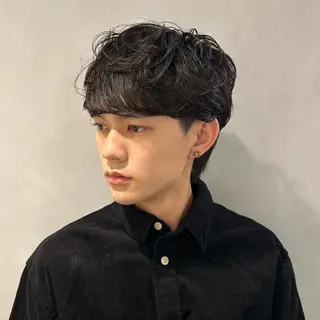 パーマ メンズ メンズ清潔感のプロ 💈メンズパーマ藤田のヘアスタイル